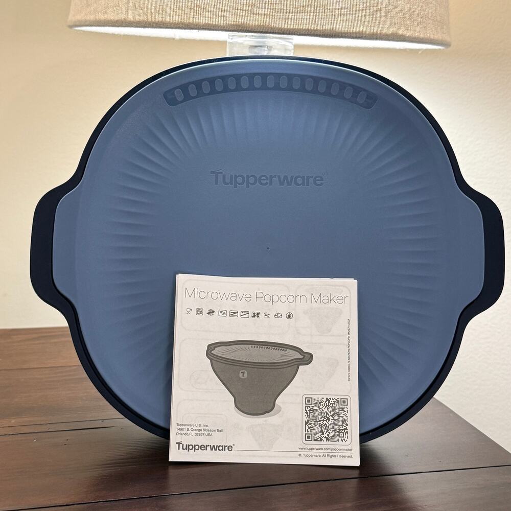 Tupperware WOW Pop Microwave Popcorn Maker | All-in-1 Popper- NEW/Wrapped